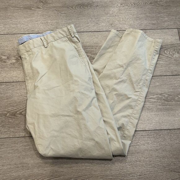 Peter Millar Golf Chino Pants Mens Size 38x32 Khaki Casual Preppy - Picture 1 of 8